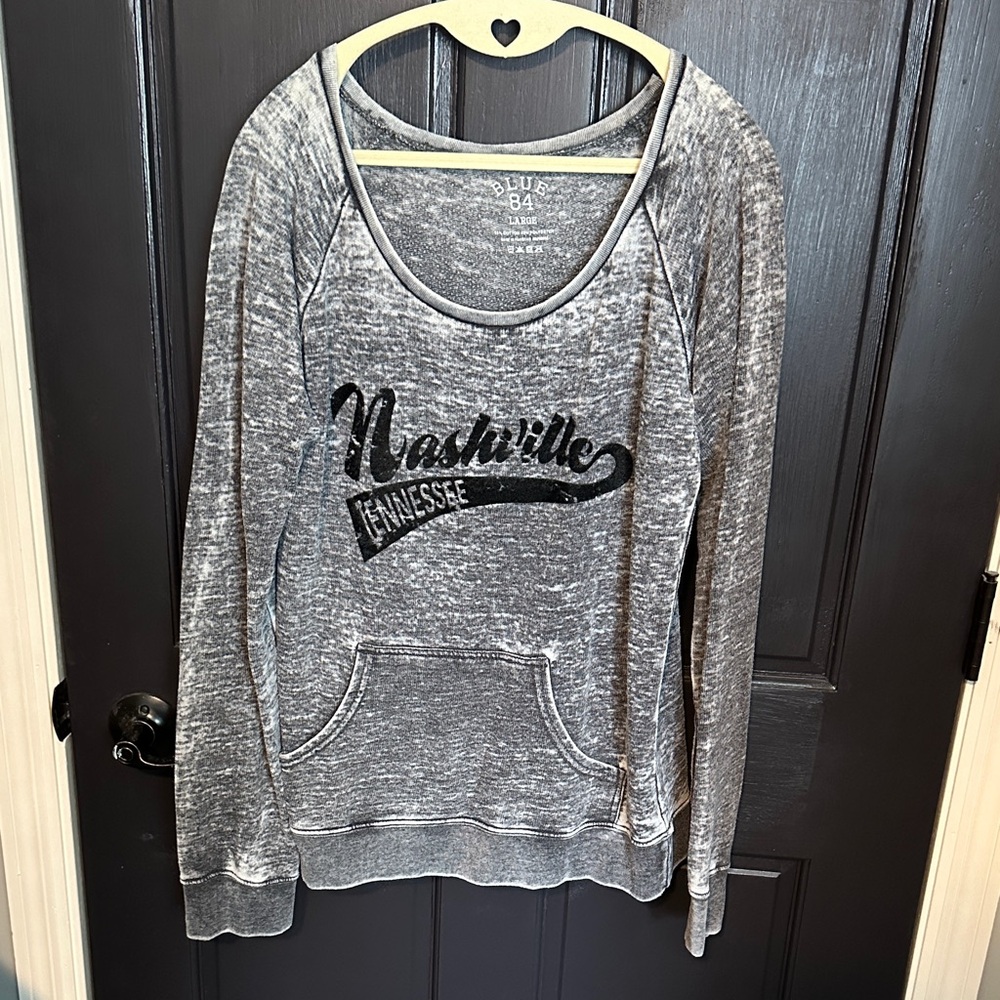 Blue 84 Gray Nashville Sweatshirt